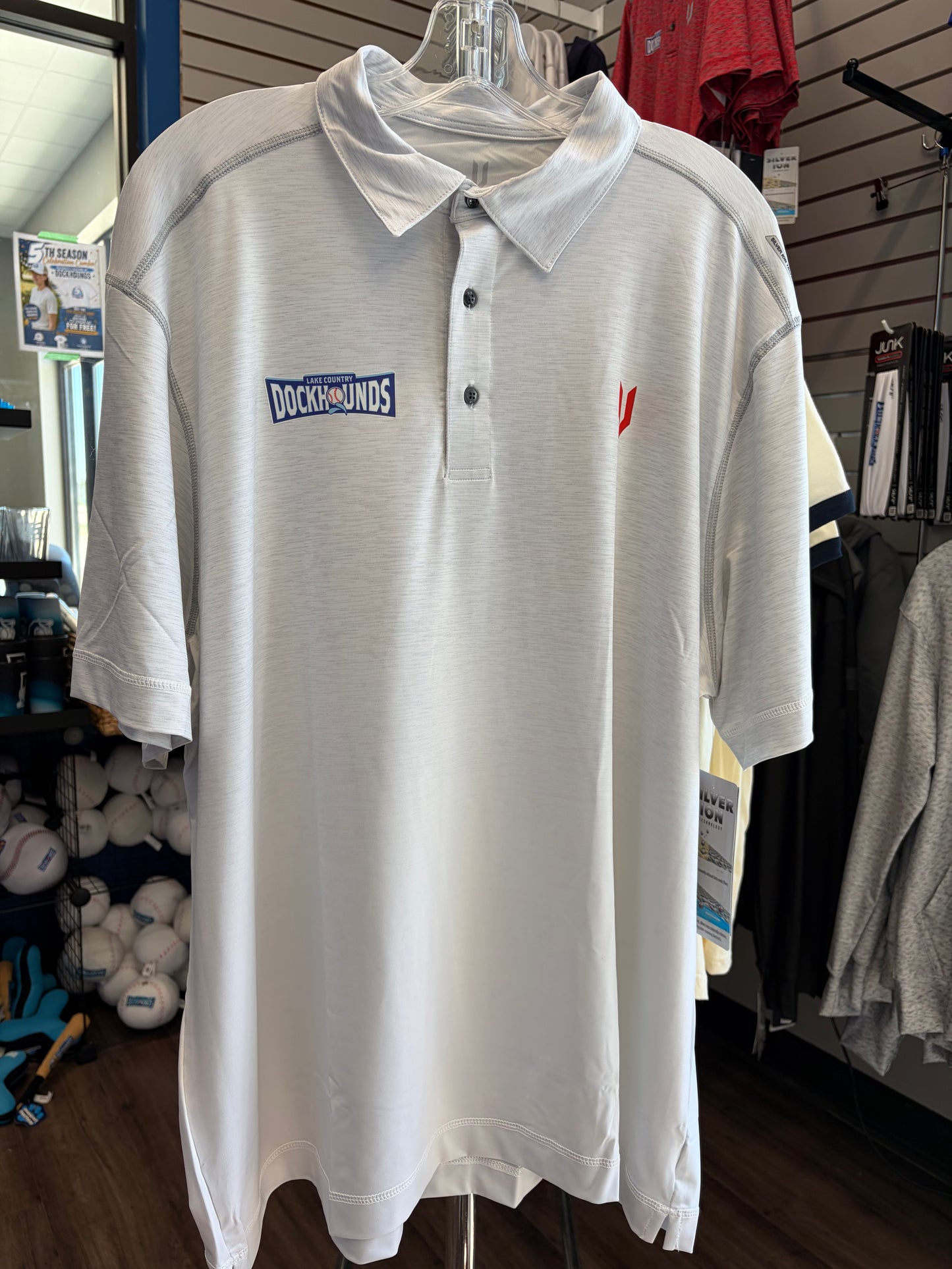 Mens IJ Polo Heather Grey
