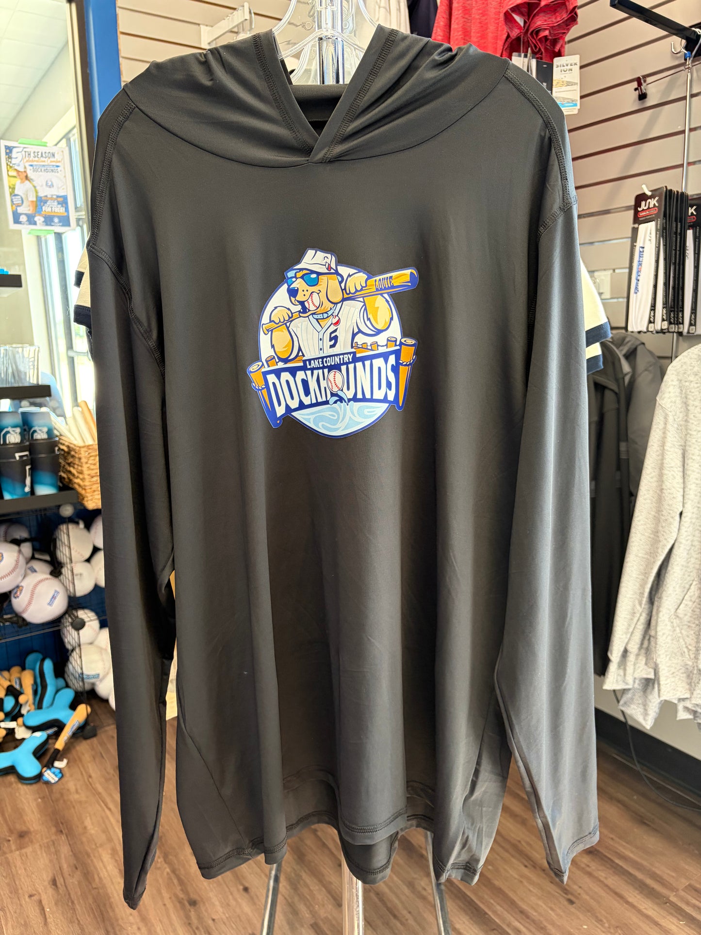 Iron Joc Black Lightweight Hoodie