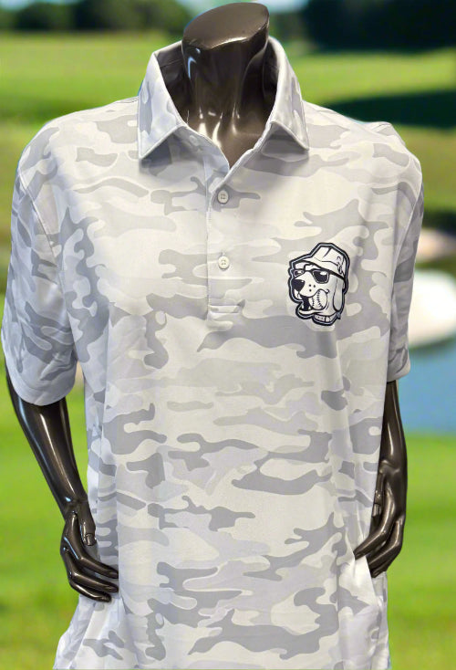 White Out Golf Polo