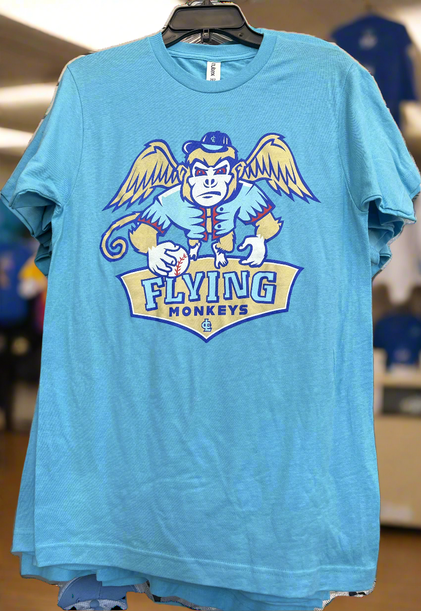 Flying Monkey Aqua Tee