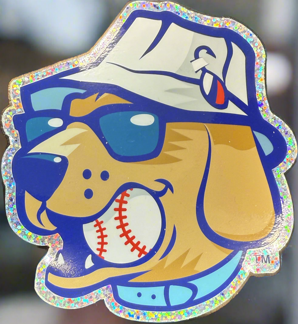 Louie Glitter Decal