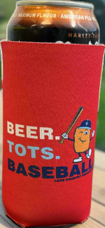 Beer Tots Baseball Koozie