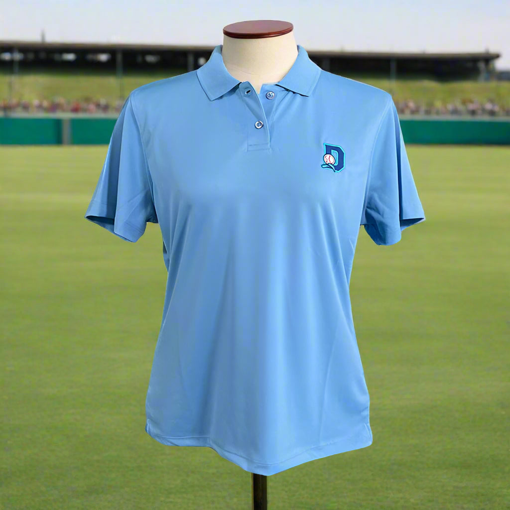 Women's Blue Golf Polo