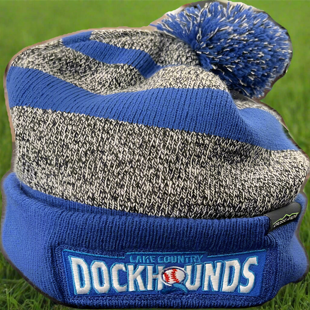 Heather Blue Cuffed Knit Hat