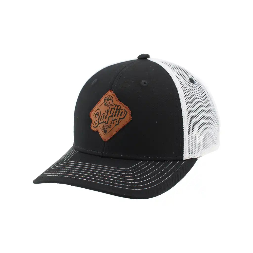 Bat Flip Black Trucker