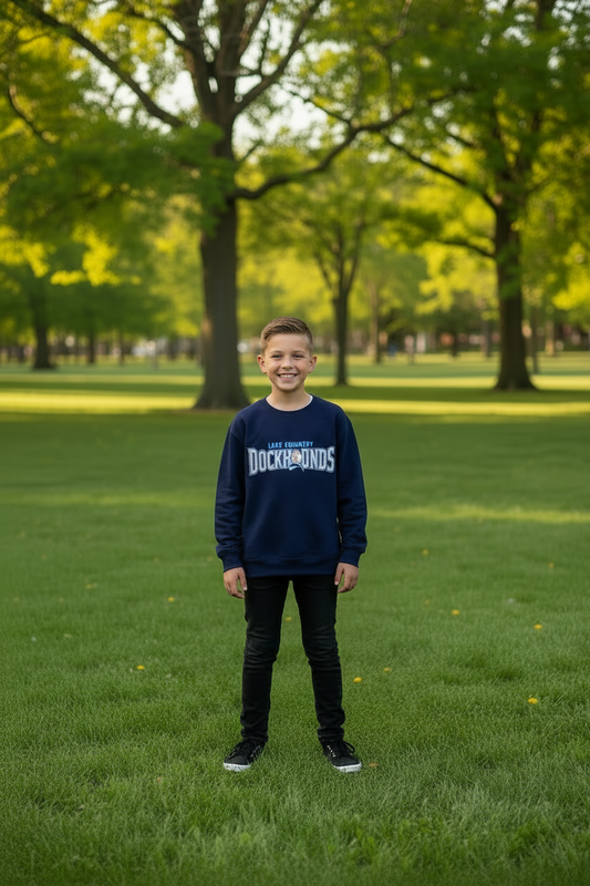 Youth Navy Tackle Twill Crew