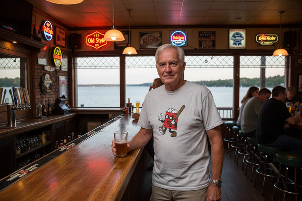 Grey Wisconsin Dive Bars Shirt