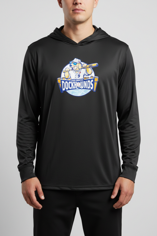Iron Joc Black Lightweight Hoodie