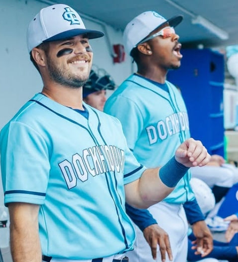 Team Issued DockHounds Blue Jerseys