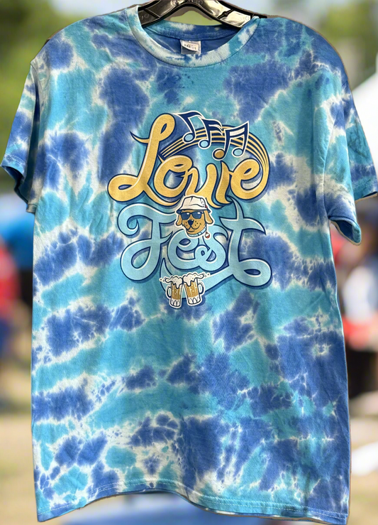 LouieFest Blue Tye Dye