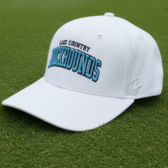 White DockHounds Adjustabale Hat