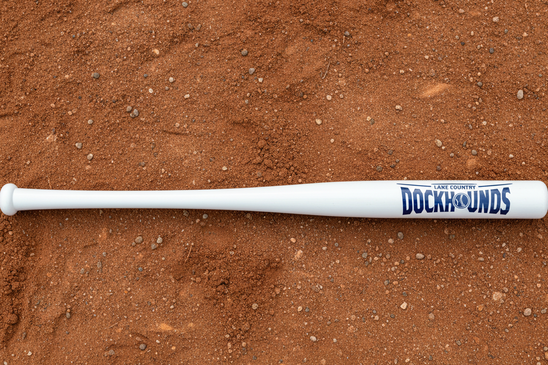 White Mini Wood Bat – Lake Country DockHounds