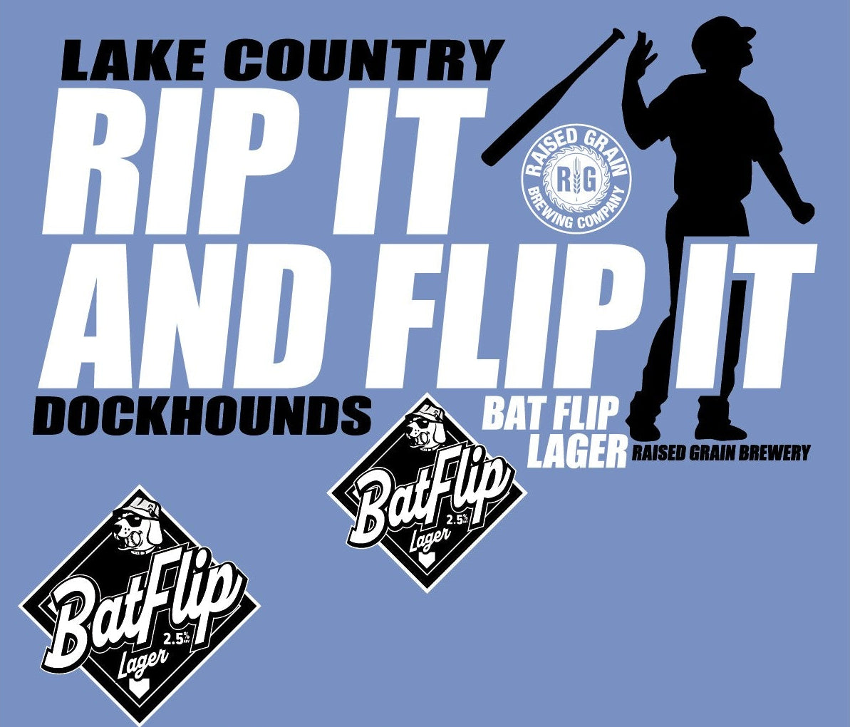 Bat Flip DockHounds Blue