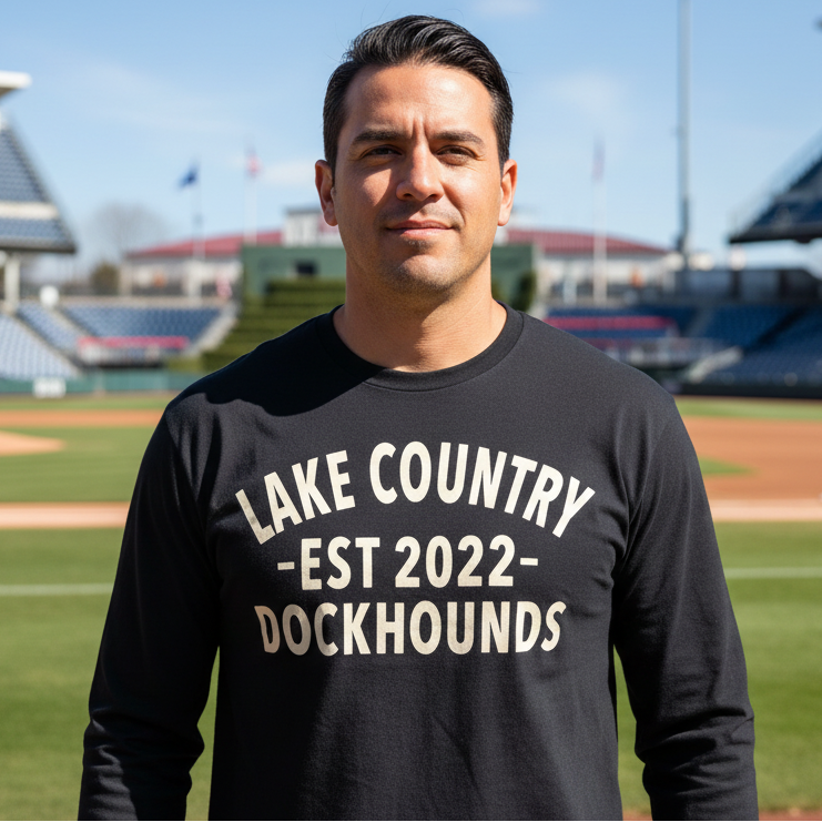 Navy Felt Long Sleeve