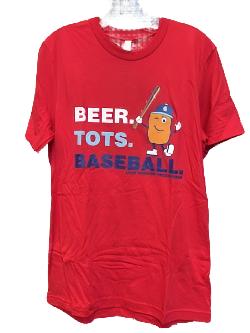 Beer Tots Baseball T-shirt