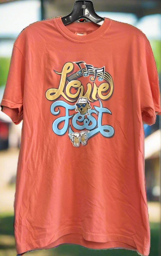 LouieFest Salmon Tee