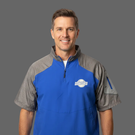 Blue 1/4 Sleeve Warm Up